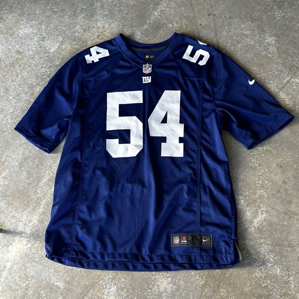 Nike New York Giants Blake Martinez #54 Jersey Mens XL NFL On Field Blue